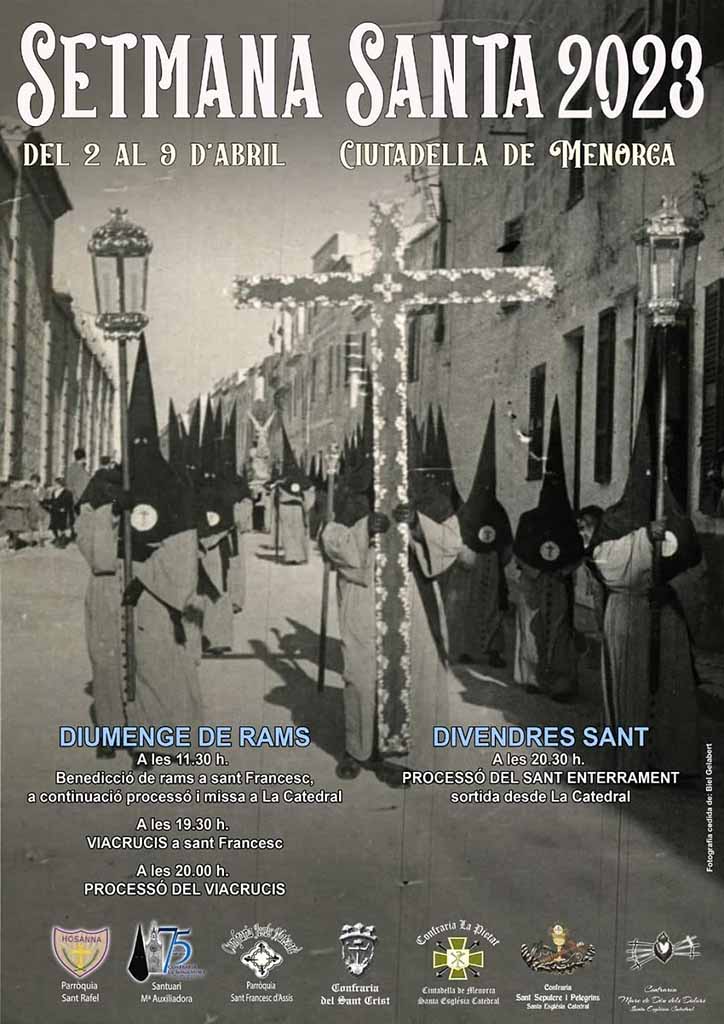 Semana Santa en Ciutadella de Menorca 2023 Ciutadella de Menorca / 
Ciudadela de Menorca